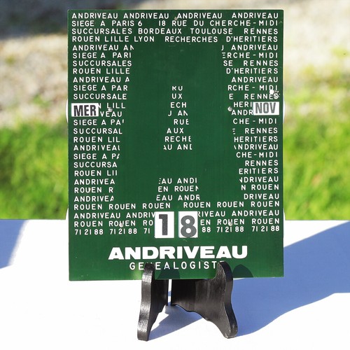 Ancien calendrier perpétuel