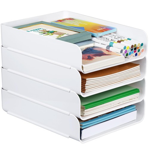 Lot bacs à - 4, courrier