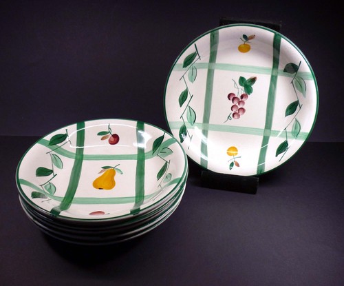 Assiettes creuses vintage du - assiettes,