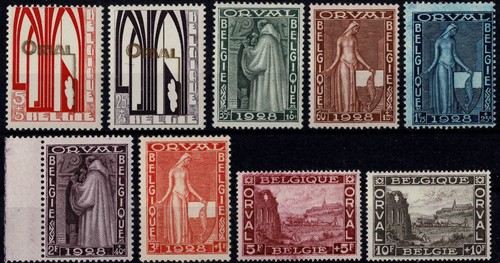 1928 belgique abbaye - belgique,