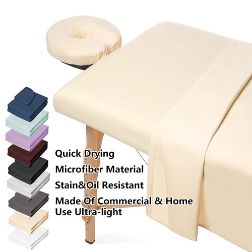 Piece flannel massage table - flannel,