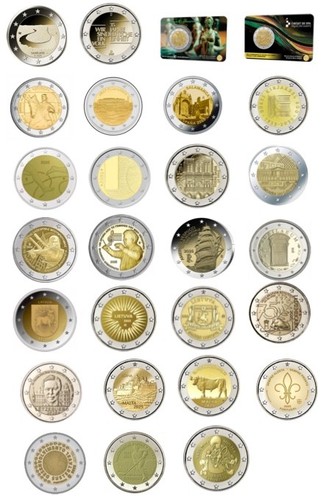 Lot pieces 2 - de, 2€