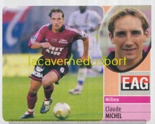 066 CLAUDE MICHEL # GUINGAMP EAG STICKER PANINI FOOT 2002 2003