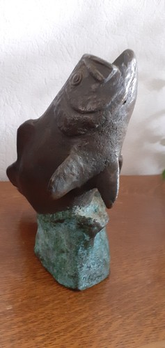 Sculpture poisson truite - poisson, en