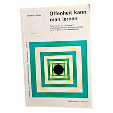 Offenheit Kann Man Apprendre : Des Étude Pour " " Comme Therapeutischer Base