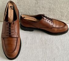JM Weston 641 Men’s Tan Pebble Grain Le Golf Derby UK 8.5 US 9.5 ($900)