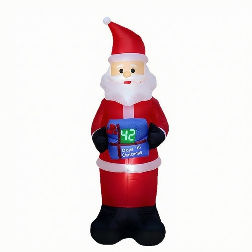 Père noël gonflable - père,