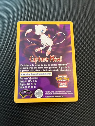 Carte pokemon capture mew - carte,