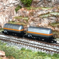 2 Wagons citerne à gaz