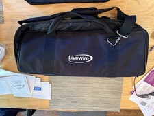 Livewire Pedalboard PB 300 Guitar Pedalboard with Carry Bag and Cable Black
