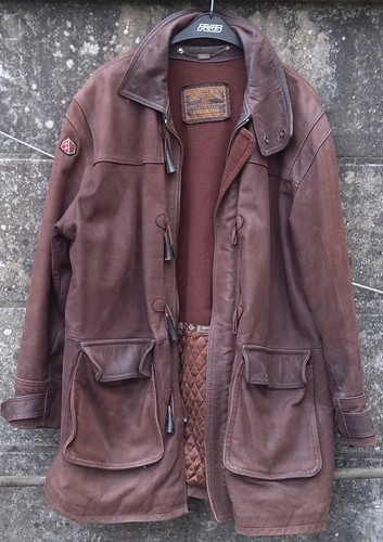 Blouson cuir marron - blouson,