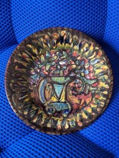 Assiette en grès Paul Yvain -