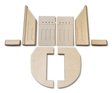 Habillage de foyer pour