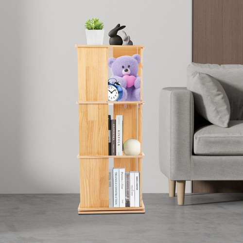 Three tier rotating - three-tier, bookshelf