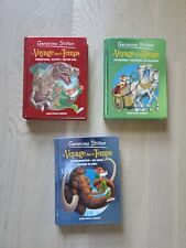 Lot de 3 Livres Géronimo Stilton: Le voyage dans le temps / Tome 1;2;3