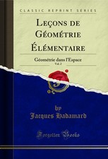 Leçons de Géométrie