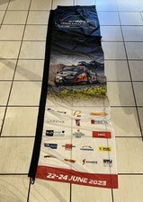 GRAND DRAPEAU FLAG VLAG OFFICIEL RALLYE ARDECA YPRES RALLY BELGIUM 2023 PEUGEOT