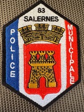 SALERNES MUNICIPAL POLICE PATCH 83 (ECU 86) WANTED