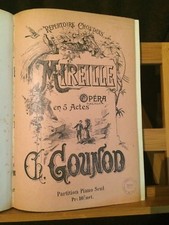 Gounod Mireille / Faust partition piano seul reliure souple éditions Choudens