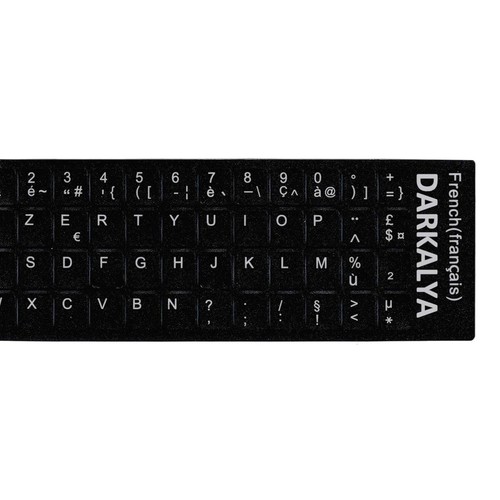 Autocollants clavier azerty - clavier,