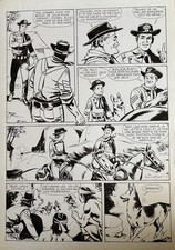 Planche Originale De Marcello Rintintin Année 1960/Pif