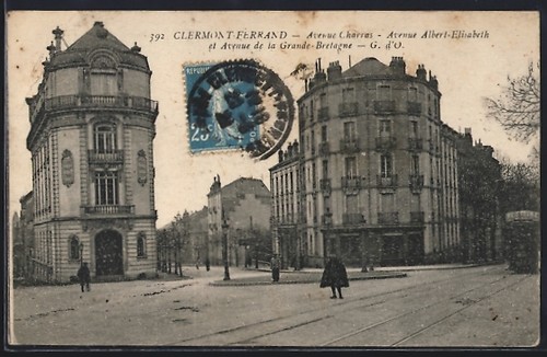 Cpa clermont ferrand - clermont-ferrand,, avenues