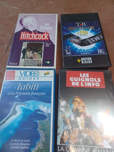 Cassettes vhs enregistres - vhs,