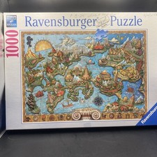 Ravensburger 1000 Piece Puzzle Map Of Atlantis New & Sealed