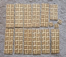 Houseworks Doll House Genuine Wood Parquet Floor #7014 NO BOX 143 Sq Inch