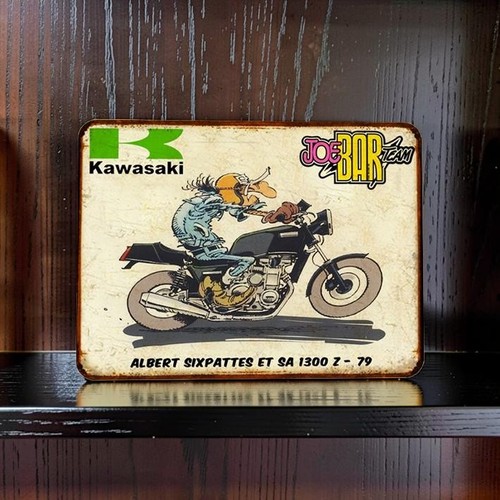 Plaque métal vintage joe bar - plaque,