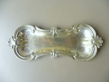 19 eme ancien  vide poche, placage argent, ST. HAUTE ÉPOQUE.