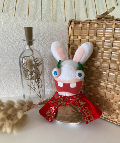 Peluche doudou lapin - peluche,