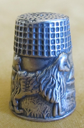Antique silver thimble 800 - silver,