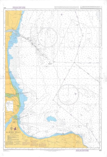 Carte marine baie - marine, de