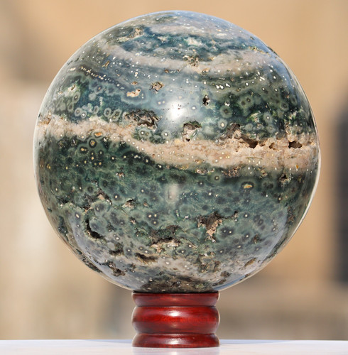 Boule pierre gemme océan - en,