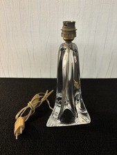Daum France Crystal Lamp Stand Model 10