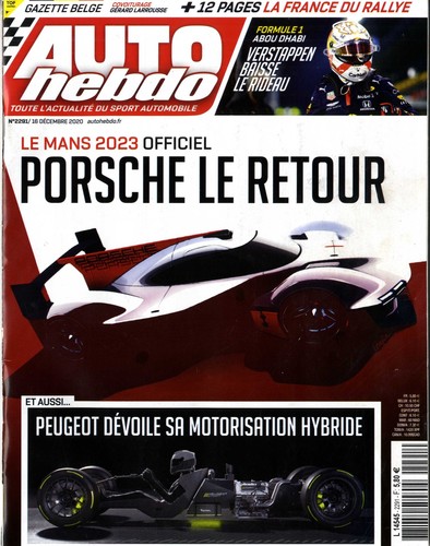 Auto hebdo 2291 12 - hebdo, 16/12/2020
