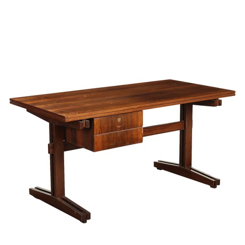 Bureau vintage plaqué bois - vintage, en