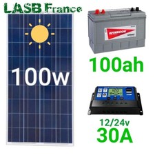 Kit Solaire 100w Avec Batterie