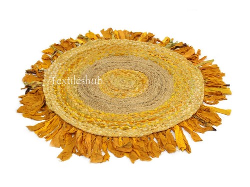 Zone rond tapis jaune - zone,