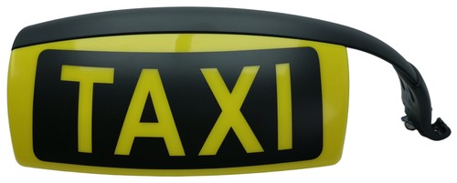 Enseigne toit taxi - enseigne,
