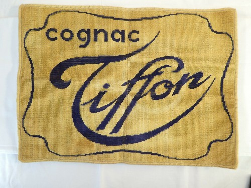 Ancien tapis cartes cognac - ancien,