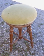 *ANCIEN TABOURET DE PIANO XIXe