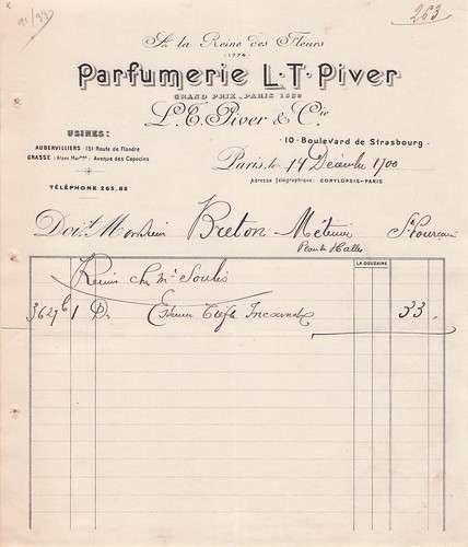 Paris parfumerie piver 1900 - 75,