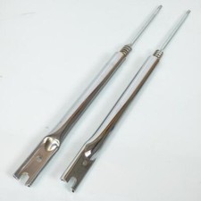 Paire de fourreaux de fourche chromé pour mobylette Peugeot 50 103 MVL Neuf