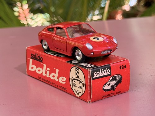Solido 124 abarth - abarth, rouge