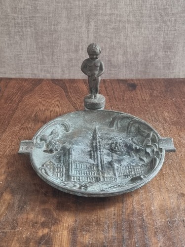 Cendrier vintage laiton - cendrier,