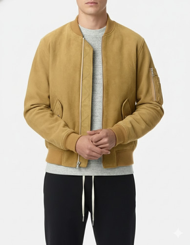 Blouson homme cuir - , daim