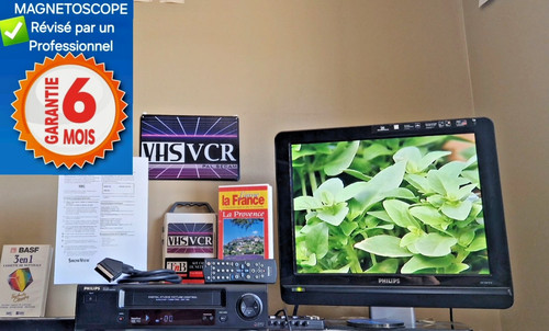 Magnétoscope vhs philips - vhs,