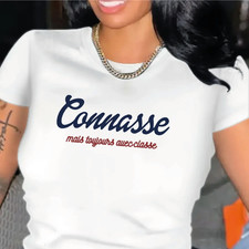 T-shirt Femme Connasse Mais